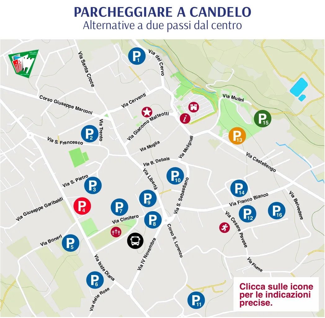 Mappa parcheggi