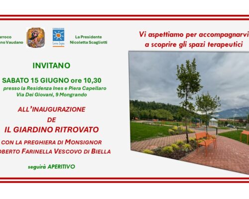 Alla scoperta del “GIARDINO RITROVATO”